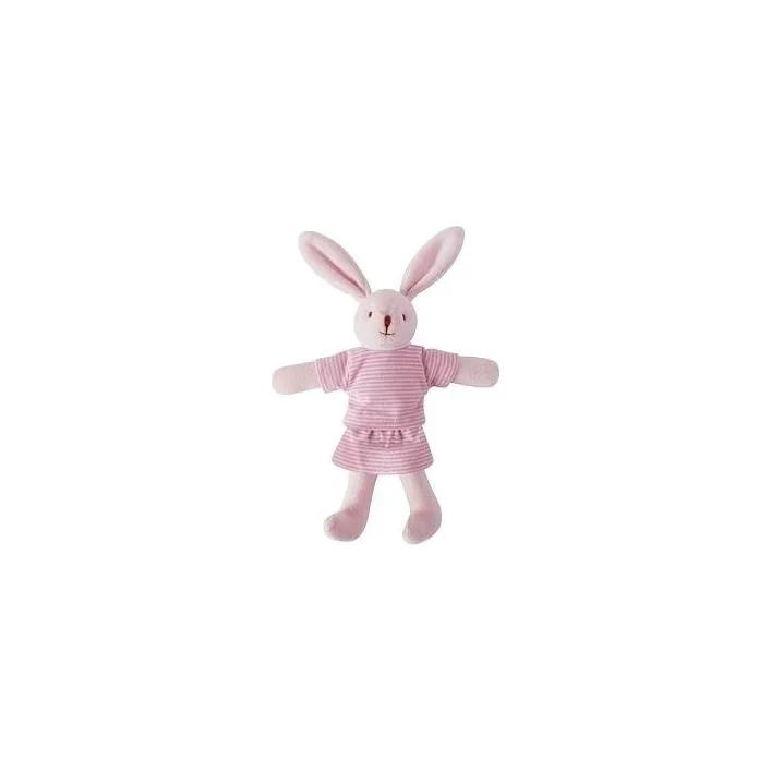 Зайчик з брязкальцем Trousselier Navy Pink 20см