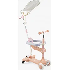 Самокат 5в1 "Skyper" BT-39904(8) колеса PU125х40мм со светом, укр озвучивание и подсветка платформы,с ДОП. КОЛЕСАМИ, защитный бампер, в коробке