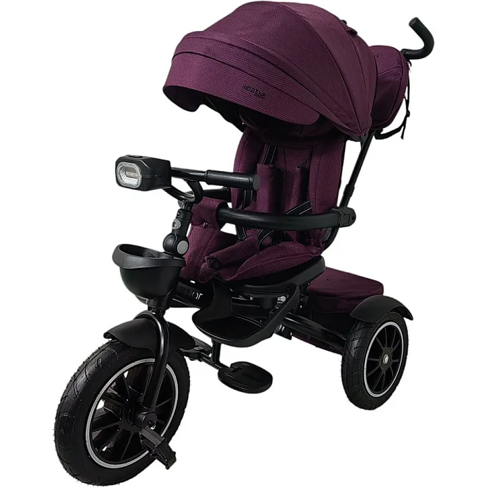 Детский трехколесный велосипед MODENA ME 1193 Purple, с родительской ручкой