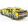 Деревянный 3D конструктор "Muscle Car" Puz-00638 162 дет., желтый цвет р. модели 24*9*7 см PuzzleOk (Дер0638)