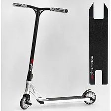Самокат трюковый N- 31020 "Best Scooter" (2) "Freestyle", HIC-система, ПЕГИ, алюминиевый диск и дека, колёса PU, d=120мм, ширина руля 58 см