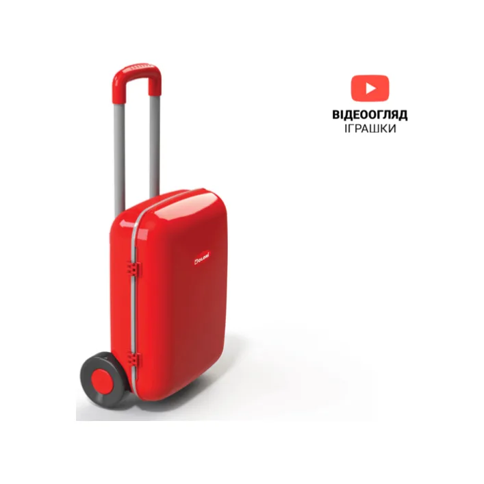 Чемодан детский красный 01520/1 DOLONI (Укр5201)
