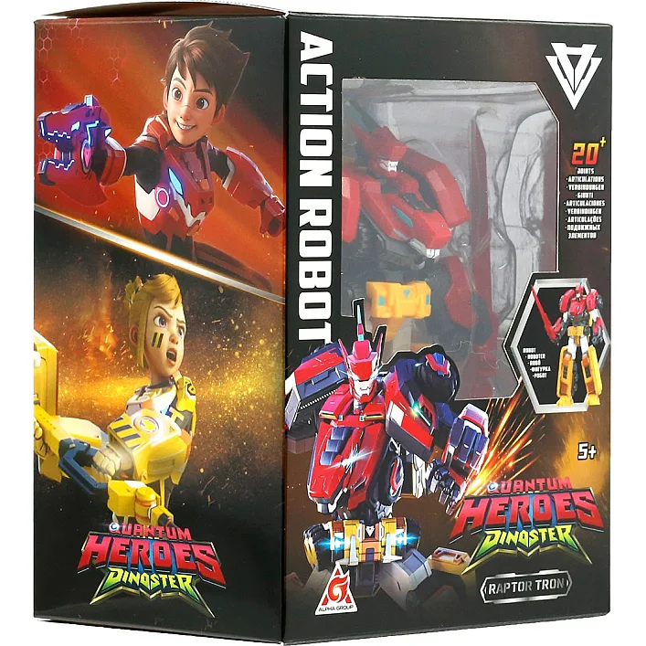Фигурка DINOSTER - РАПТОР ТРОН (12,7 см, с аксесс.) EU580872 (Хло5985)