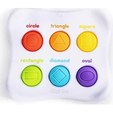 Сенсорная игрушка Fat Brain Toys Dimpl Duo Цвет Форма Брайль (F208EN)