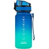 Бутылка для воды UZSPACE 3034(Blue-Green) 350 мл сине-зеленая