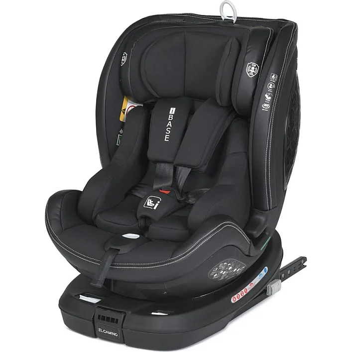 Детское автокресло ME 1109 i-BASE Jet Black, i-SIZE R129 (рост ребенка 40-150см)