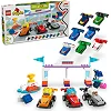 Конструктор LEGO DUPLO Town Автомобили для гонок и пилоты команд Формулы-1, 70 деталей (10445)