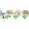 Килимок розкладний дитячий 200 x 150 x 1 см Nukido NK-341 Потяг-Цифри