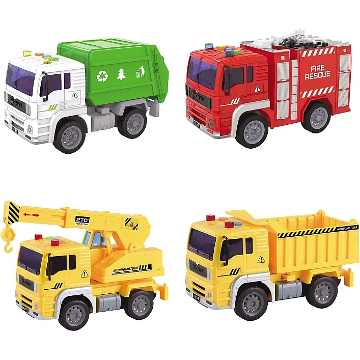 Вантажівка Friction Truck, Mondo, 20 см, асортимент, 1 шт., арт. 51174