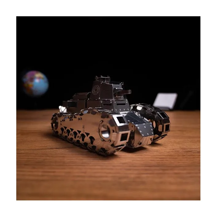 Коллекционная модель-конструктор Metal Time Nimble Fighter Танк Renault FT-17 механический (MT010)