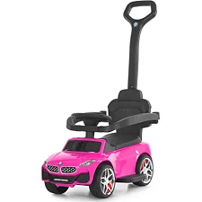 Детская Каталка-толокар (M 6253EL-8) музыка, свет, кожа, подстаканник, MP3, USB, BLUETOOTH