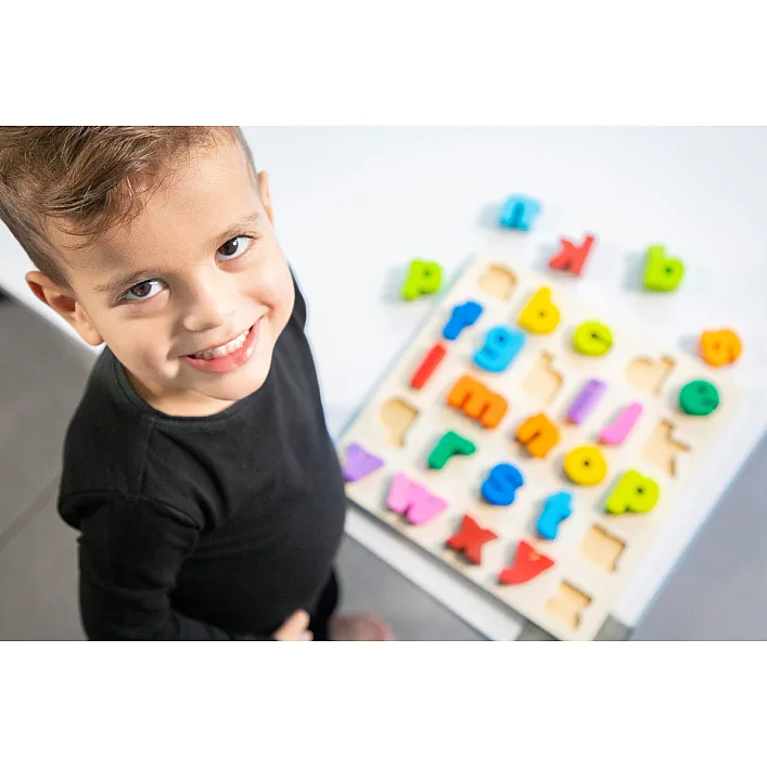 Пазл Алфавит, маленькие буквы, New Classic Toys (0535)