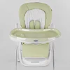 Стульчик для кормления Toti W-56077 (1) мягкий PU, мягкий вкладыш, 4 колеса, съемный столик, в коробке