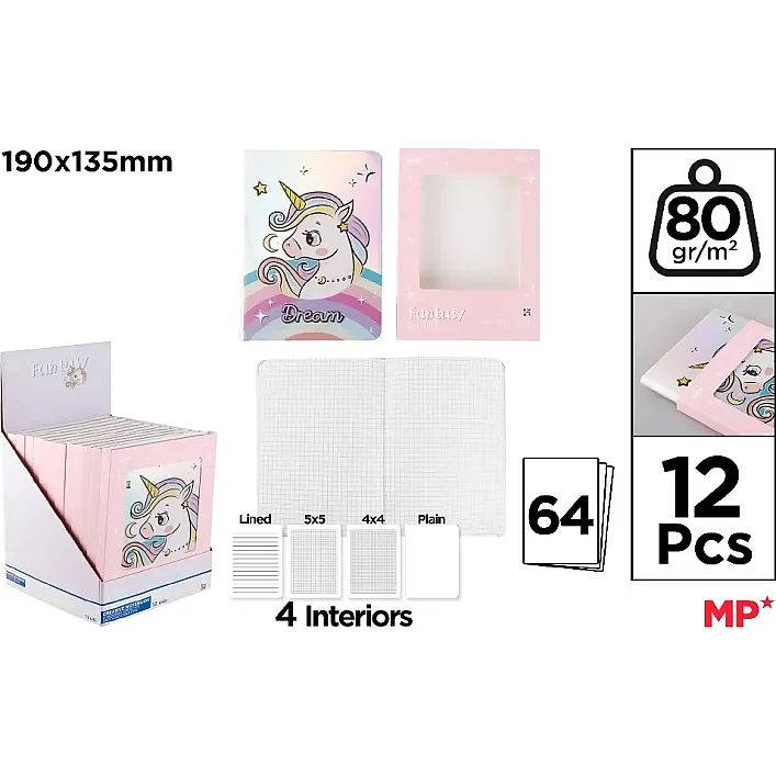 Блокнот 19х13,5см, Madrid Papel (00374)