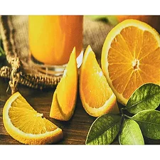 Алмазная мозаика "Сочный апельсин" 30х40 см