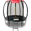 Батут inSPORTline Flea PRO с внутренней сеткой 183 см черный