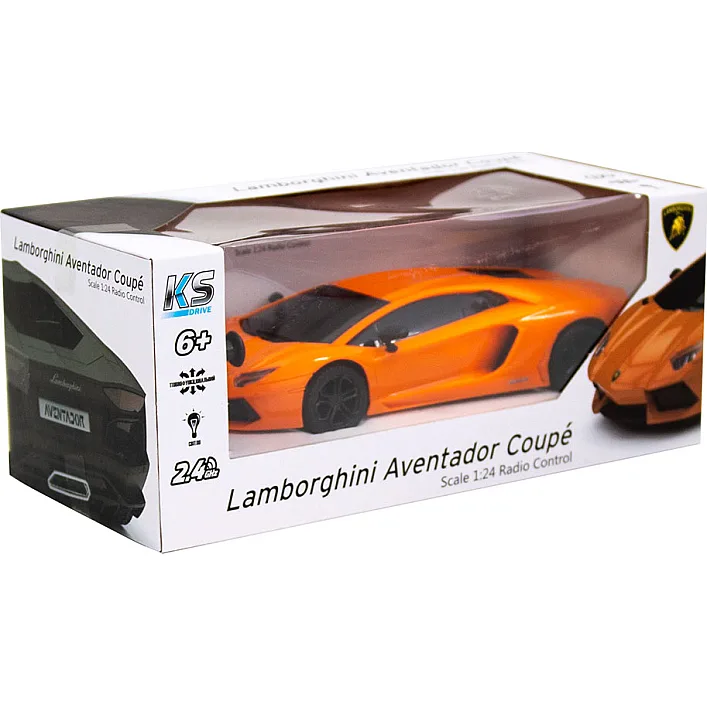 Автомобіль KS DRIVE на р/к - LAMBORGHINI AVENTADOR LP 700-4 (1:24, 2.4Ghz, оранжевий)