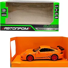 Машинка металева "АВТОПРОМ. Porsche 911 GT3 RS" (БІЛИЙ)