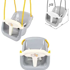 Качели 2147 (6) ТЕМНО-СИРА, "Technok Toys", 34,5х31х34 см, до 20 кг