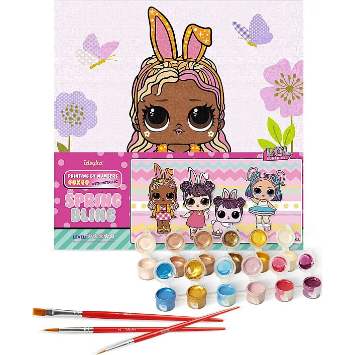 Картина за номерами – L.O.L. Surprise! Spring Bling BossBunny (30х40 см)