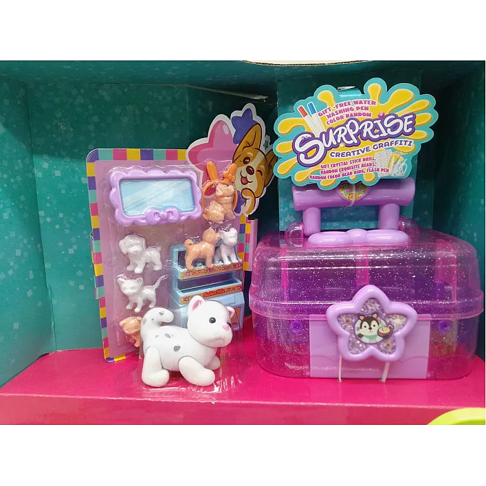 Набор 2 в 1 "Собачки DIY Scribble Pet Care"