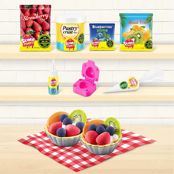 Ігровий набір зі слаймами SLIME MART серії "Shopping Bag" – ФРУКТОВИЙ ТАРТ