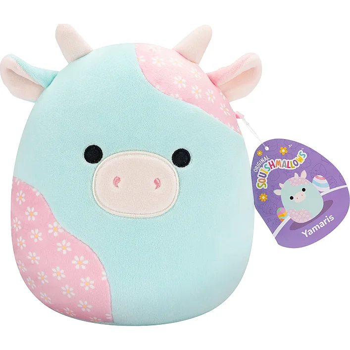 М'яка іграшка SQUISHMALLOWS - М'ЯТНА ПАСТЕЛЬНА КОРІВКА (19 cm)