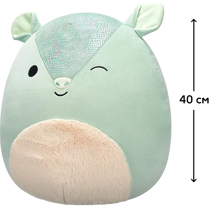 Мягкая игрушка Squishmallows – Броненосец Арилла (40 cm)