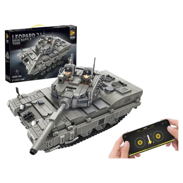Конструктор "Leopard II" на радиоуправлении 1122дет. 676002 р.50*8*36см (Кон6762)