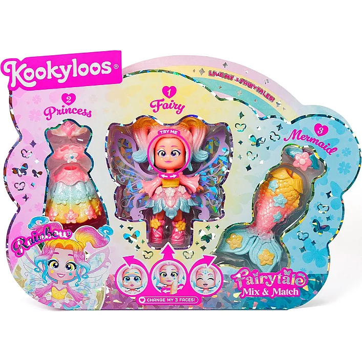 Игровой набор с куклой Kookyloos - Рейнбоу