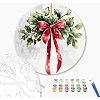 Картина по номерам "Різдвяна омела" 30x30 см.