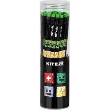 Карандаш графитный Kite с резинкой, трехгранный Multiplayer K25-046-1, тубус (Кнц5245)