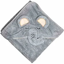 Детское полотенце с капюшоном MGZ-0640(Gray) размер 80х80 см