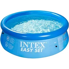 Бассейн семейный "Easy Set" INTEX 28110 Бассейн семейный, наливной, 244Х76 см, 2 419 л (при заполнении на 80%)