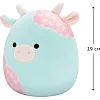 М'яка іграшка SQUISHMALLOWS - М'ЯТНА ПАСТЕЛЬНА КОРІВКА (19 cm)