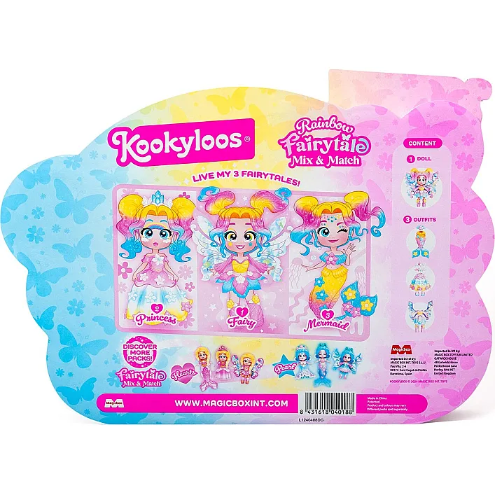Игровой набор с куклой Kookyloos - Рейнбоу