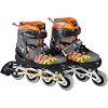 Детские ролики Extreme Motion RL2436 светящиеся колеса, серый, S (30-33)