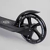 Самокат двухколесный 72378 "Best Scooter" (2) цвет ЧЕРНЫЙ, колеса PU - 20 см, широкий велосипедный руль, новый зажим руля, в коробке