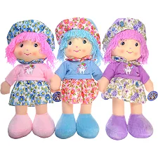 Кукла мягкая музыкальная (РОС.ЯЗЫК), 3 вида, в шарик A2002A 51см (Лял9369)