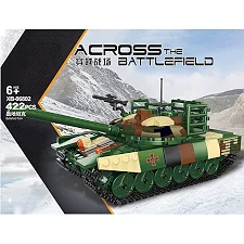 Конструктор "Танк Т-72" 422дет XB-06802 (Р) р.45*7*33см (Кон6802)