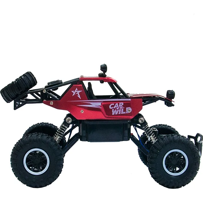 Автомобиль OFF-ROAD CRAWLER на р/к - CAR VS WILD (красный, акум. 3,6V, металл. корпус, 1:20) (Маш0517)