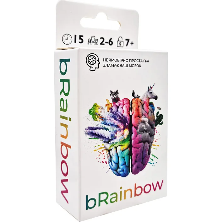 Карточная игра bRainbow FGS64, 60 карточек, на украинском языке