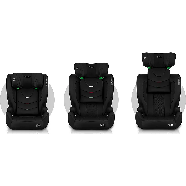 Автокрісло Nukido Louis Soft ISOFIX 15-36 кг, чорне