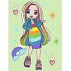 Картина по номерах "Rainbow High Amaya Raine" 30х40 см