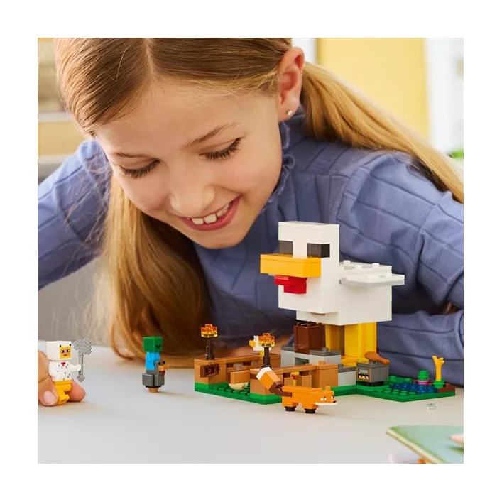 Конструктор LEGO Minecraft Куряча ферма 233 Деталі ( 21585 )