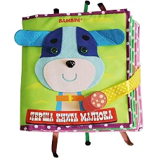 Текстильная развивающая книга для малышей Bambini "Щенок" 403655