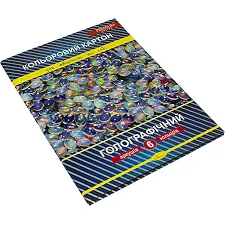 Набор цветного картона "Голографический" Премиум А4 6 л. ККГ-А4-6 (ГС2056)