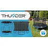 Батут THUNDER INSIDE ULTRA с внутренней сеткой 16 футов 490 см черно-голубой