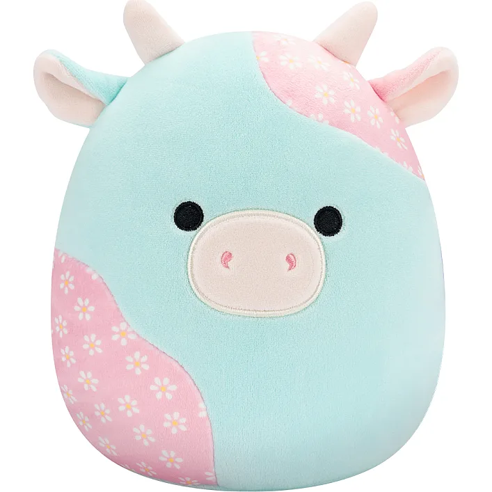 М'яка іграшка SQUISHMALLOWS - М'ЯТНА ПАСТЕЛЬНА КОРІВКА (19 cm)