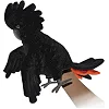 М'яка іграшка на руку Червонохвостий чорний какаду серія Puppet висота 49см, Hansa (82273)